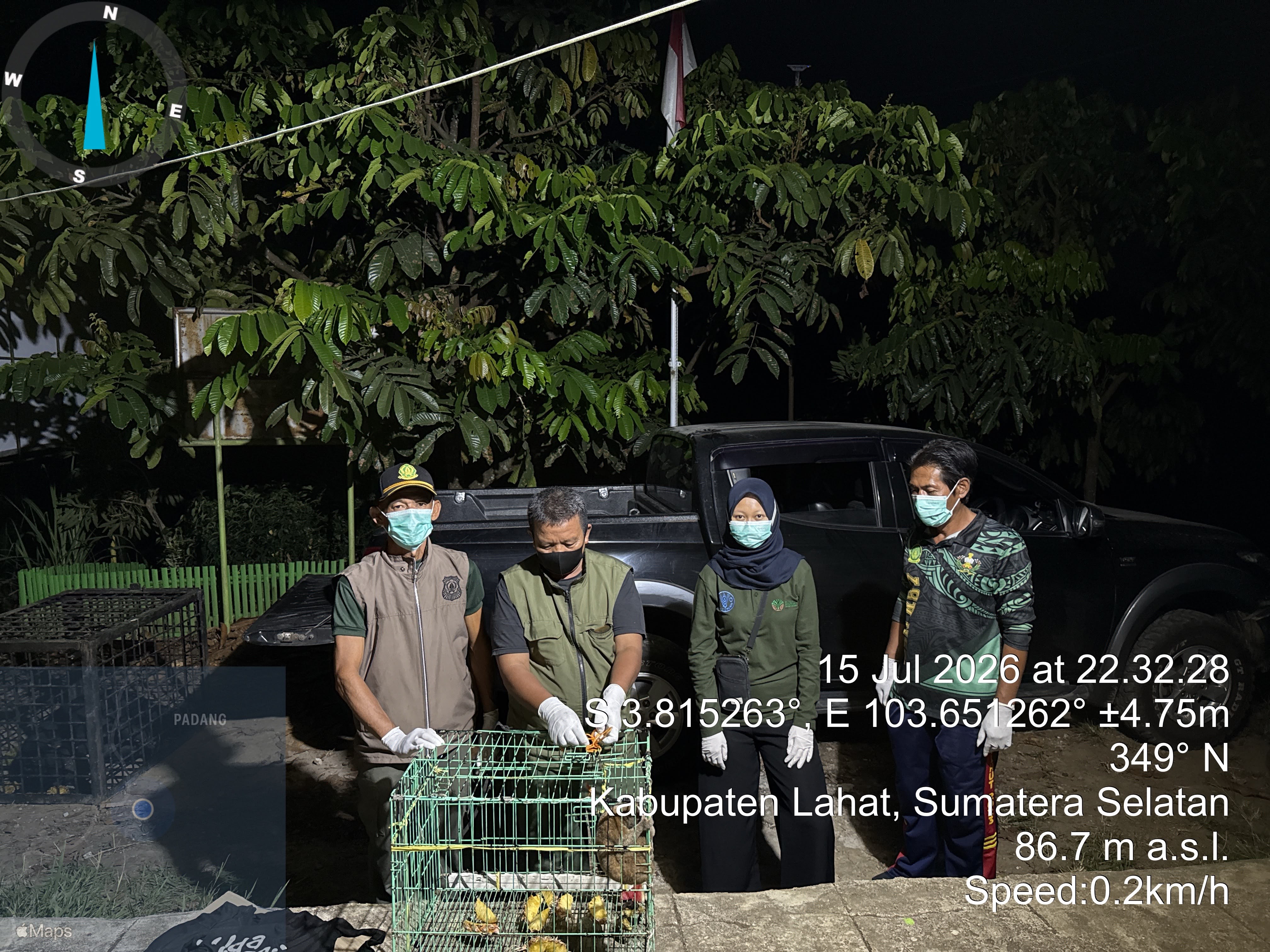 EVAKUASI DAN PELEPASLIARAN SATWA KUKANG HASIL SERAHAN MASYARAKAT
