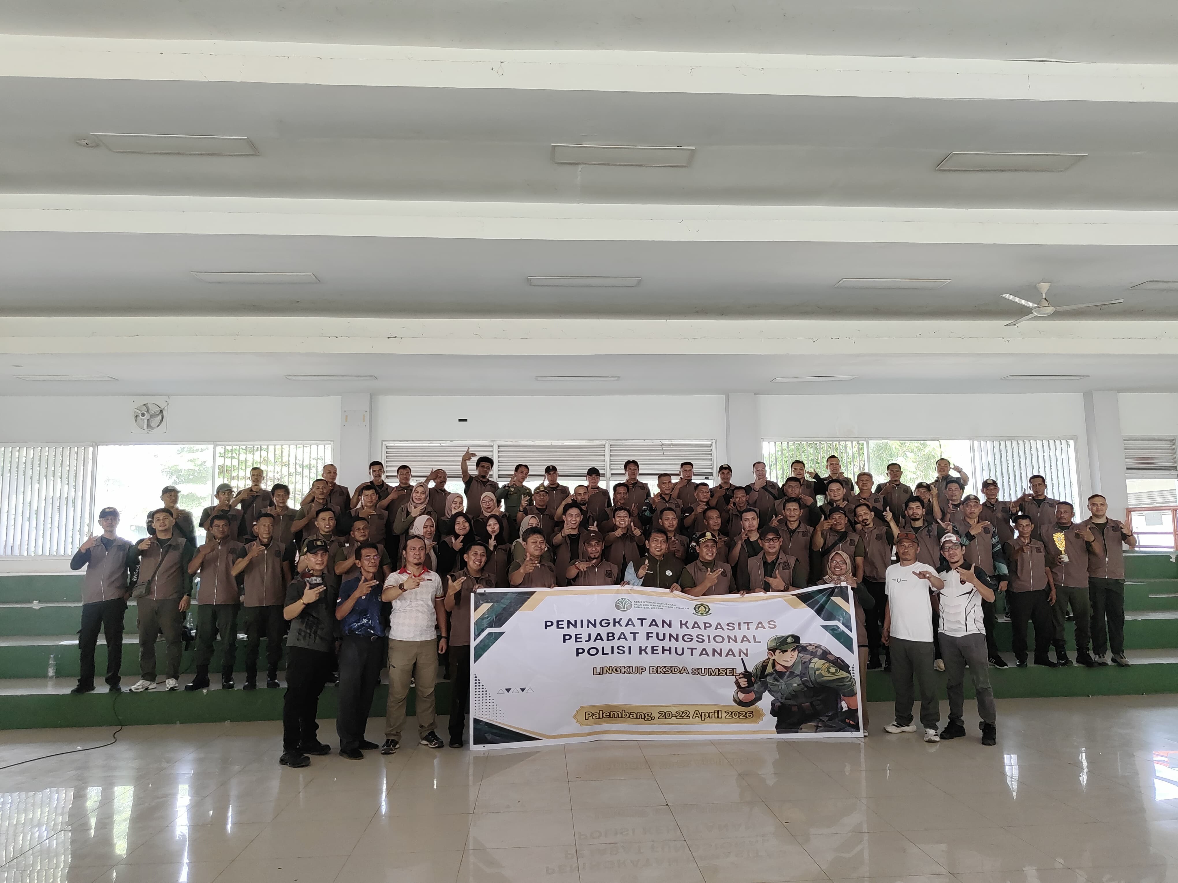 PENINGKATAN KAPASITAS PEJABAT FUNGSIONAL POLISI KEHUTANAN LINGKUP BALAI KSDA SUMATERA SELATAN